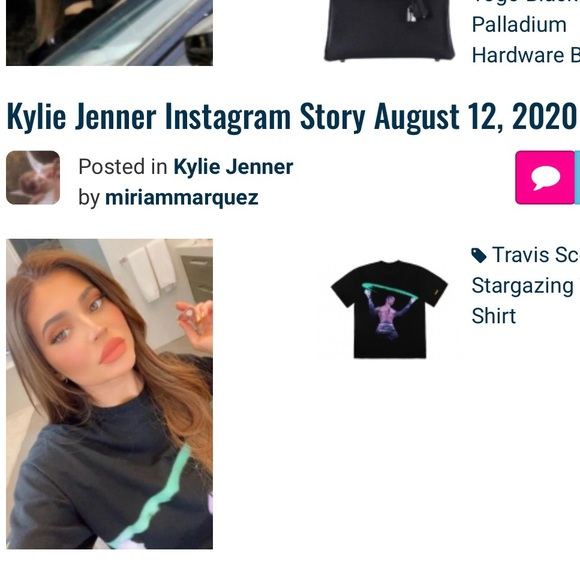 NWT Travis Scott Stargazing Tee - Picture 5 of 7